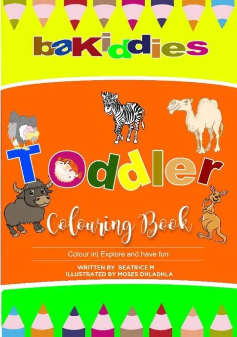 Bakiddies Toddler Colouring Book cover