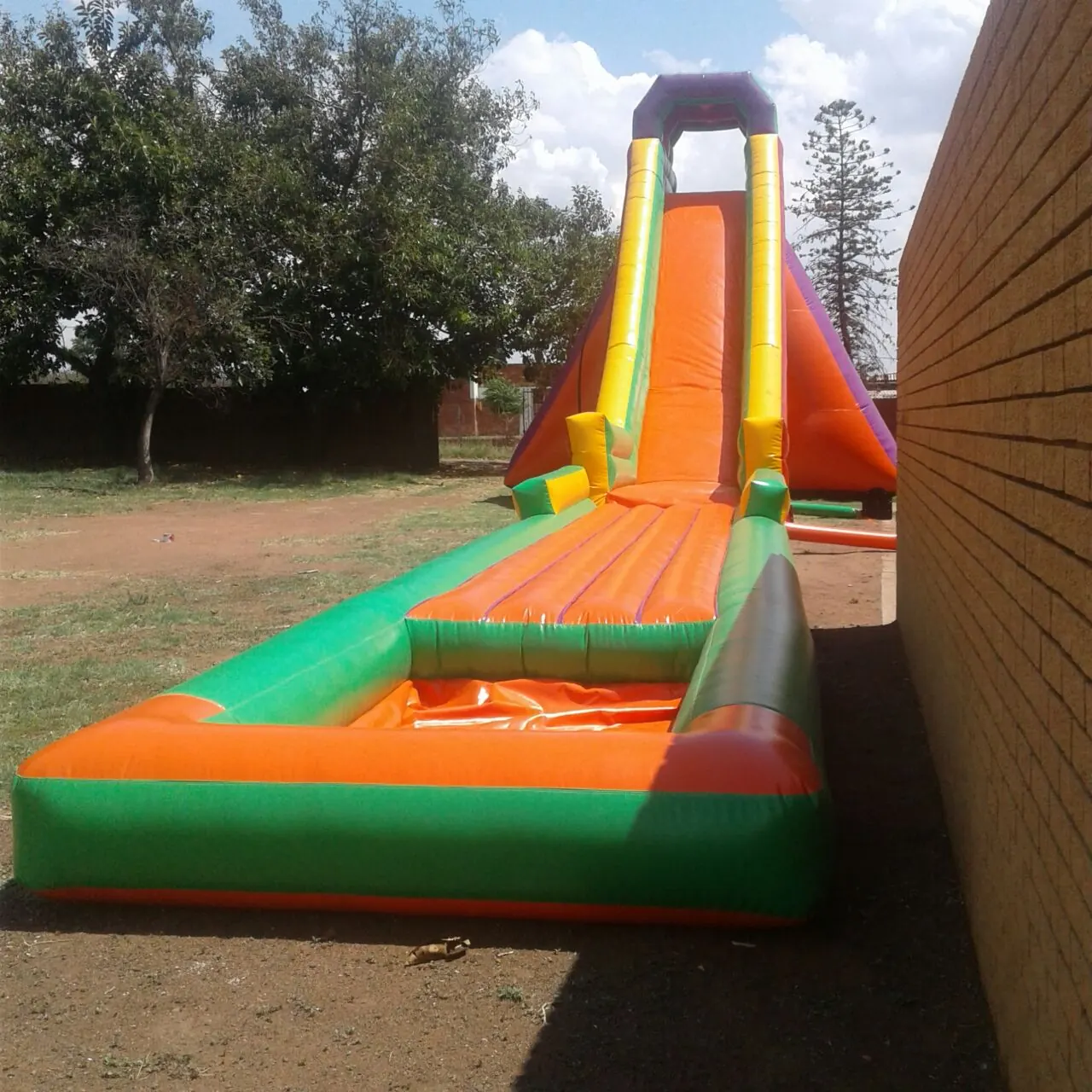 Giant water slide inflatable
