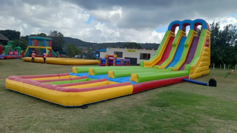 Large Triple Slider inflatable